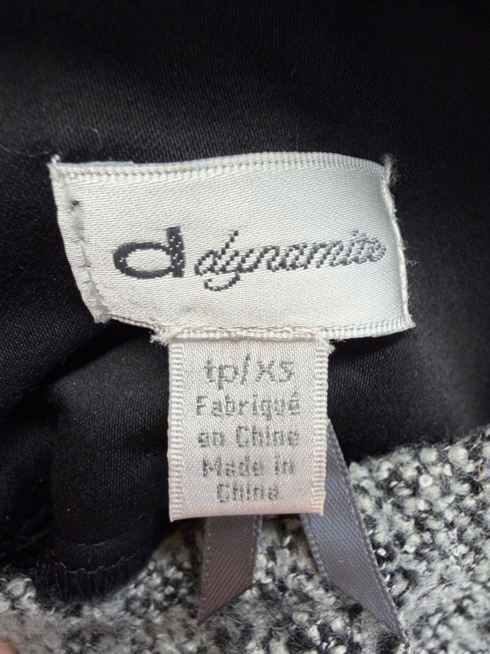 26โ Waist Dynamite Grey&Black Tweed A-Line Pleated Layered Summer Skirt 18โL ๐ - Picture 2 of 5